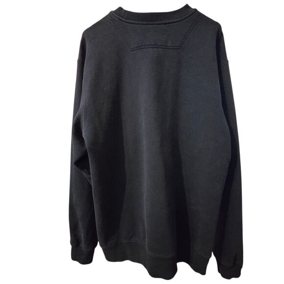 VTG LL Bean L Tall Sweatshirt Embroidered Logo Grunge 90's Peru - Picture 2 of 8